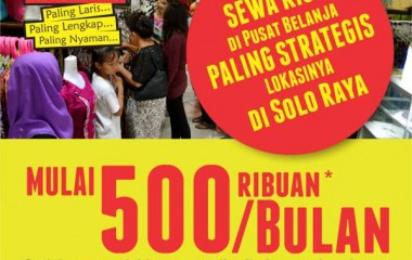 PROMO 500 RIBUAN PER BULAN SUDAH BISA SEWA KIOS DI PGS_